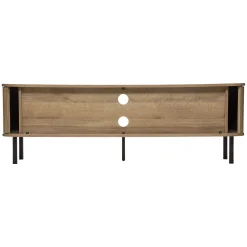 Mueble De Tv Colva Beige Con 2 Puertas