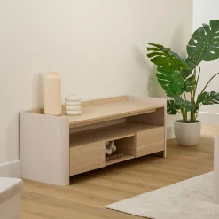 Mueble de tv ROUNDY marfil