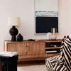 Mueble de tv SABOR marrón de madera acacia