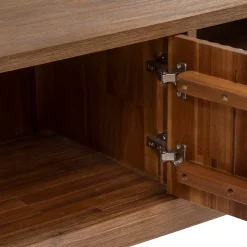 Mueble de tv SABOR marrón de madera acacia