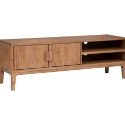 Mueble de tv SABOR marrón de madera acacia