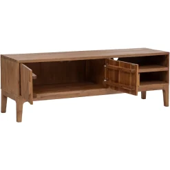 Mueble de tv SABOR marrón de madera acacia