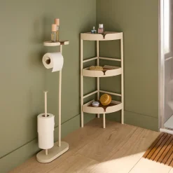 Mueble esquinero wc con 3 niveles