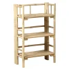 Mueble para baño de bambú con 3 niveles 87.5cm