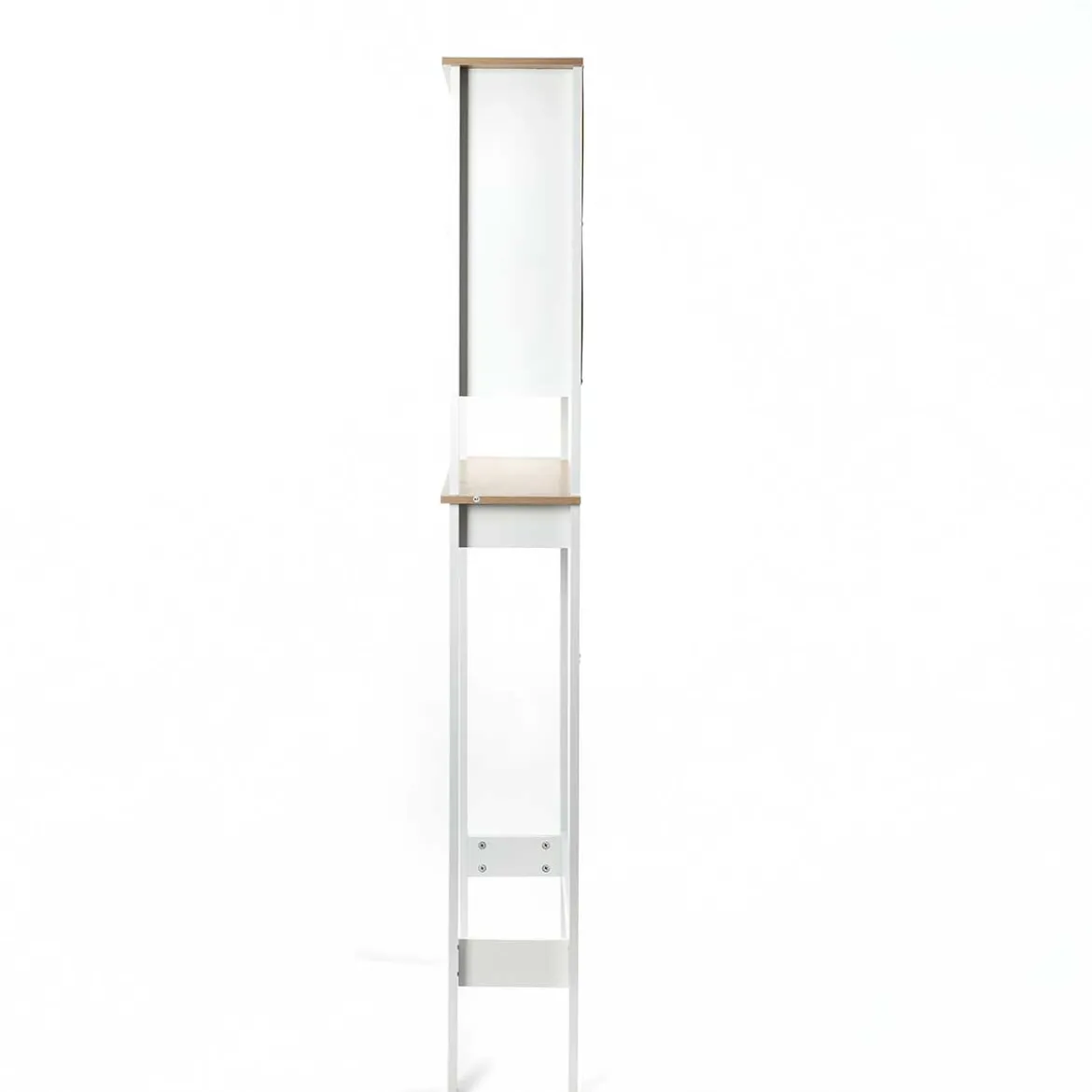 Mueble para baño wc DENVER blanco y marrón 173cm