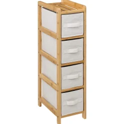 Mueble P/Baño C/4 Cajones 78.5x33x19Cm