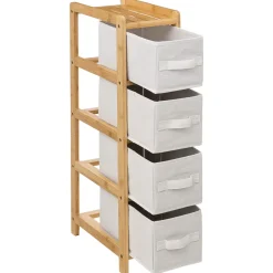 Mueble P/Baño C/4 Cajones 78.5x33x19Cm