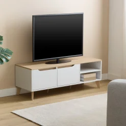 Mueble TV LUMA blanco