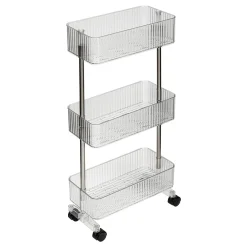 Mueble wc con 3 estantes de polietileno