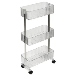 Mueble wc con 3 estantes de polietileno