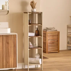 Mueble wc con 5 niveles de acero