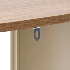 Mueble wc con 5 niveles de acero
