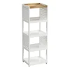 Mueble wc con 5 niveles RIO blanco