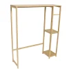 Mueble wc TRINARD beige de bambú
