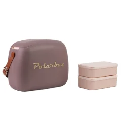 Nevera Polarbox Rosa 6L 2 Recipientes