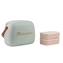 Nevera Polarbox Verde 6L 2 Recipientes