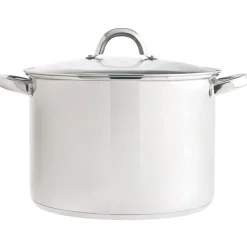 Olla De Acero Inoxidable C/Tapa 18Cm
