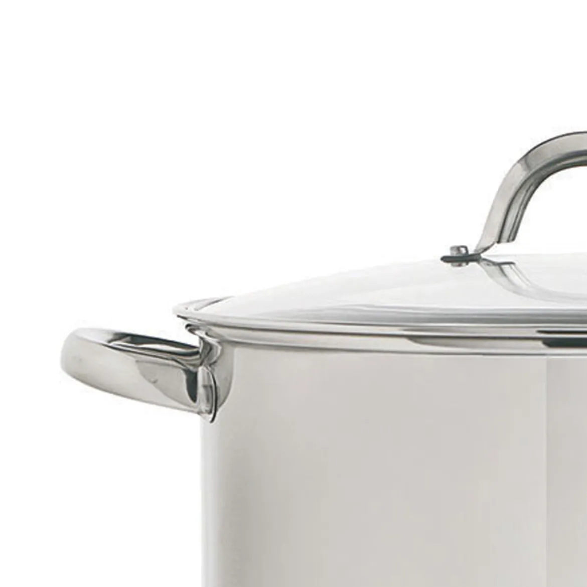 Olla De Acero Inoxidable C/Tapa 22Cm