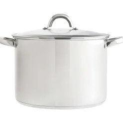 Olla De Acero Inoxidable C/Tapa 22Cm