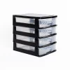Organizador C/4 Cajones A4 Bajo Plástico