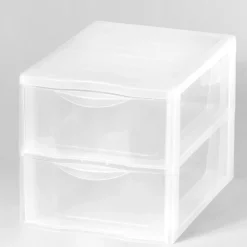 Organizador C/2 Cajones A4 Plástico