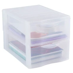 Organizador C/2 Cajones A4 Plástico