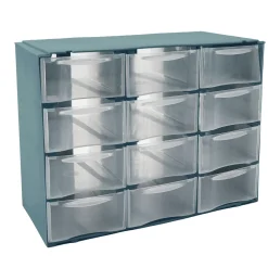 Organizador C/12 Cajones Azul