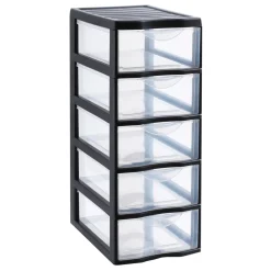 Organizador C/5 Cajones Transparente