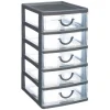 Organizador C/5 Cajones 12.8x15.8x25.6Cm