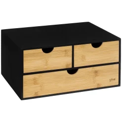 Organizador Con 3 Cajones De Bambú