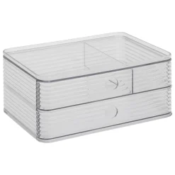 Organizador con 2 cajones GAMME PLASTOR 10x23,3x16