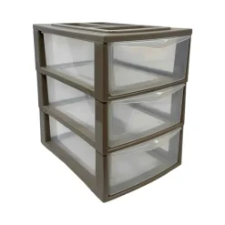 Organizador con 3 cajones MONZA taupe