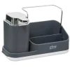 Organizador Gris P/Encimera 21.4x10x15Cm