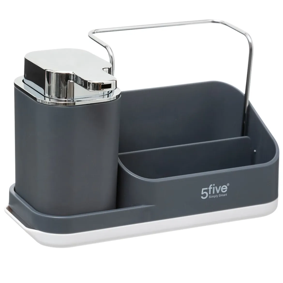 Organizador Gris P/Encimera 21.4x10x15Cm