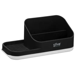 Organizador Negro P/Encimera 21.5x9x14