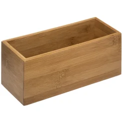 Organizador P/Baño De Bambú 23x9x9.5Cm