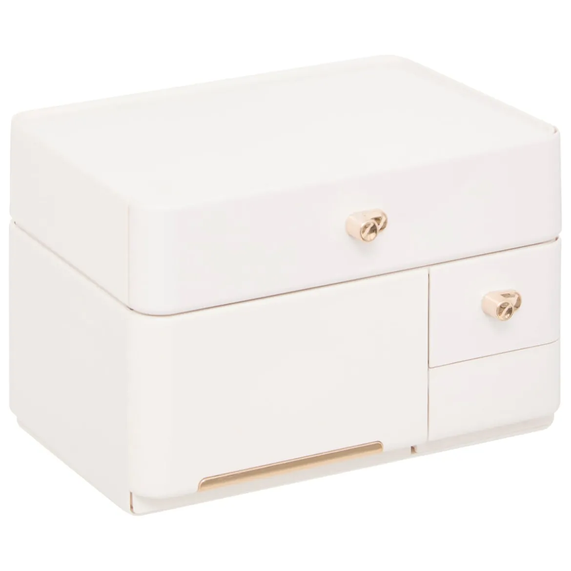 Organizador wc blanco con cajones 27cm