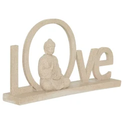 Palabra decorativa LOVE con buda