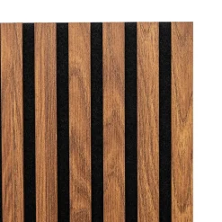 Panel decorativo COLVA marrón oscuro de mdf 240cm