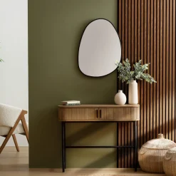 Panel decorativo COLVA marrón oscuro de mdf 240cm