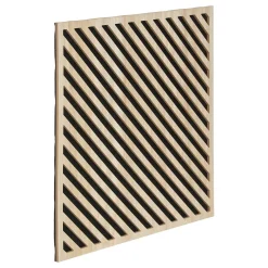 Panel decorativo efecto rayas EILLEN marrón 58cm