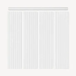 Papel decorativo BENY blanco 100x24x4cm