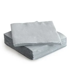 Paquete de 30 servilletas gris 38x38Cm