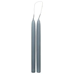 Paquete 2 Velas Candelabro Azul Hugo
