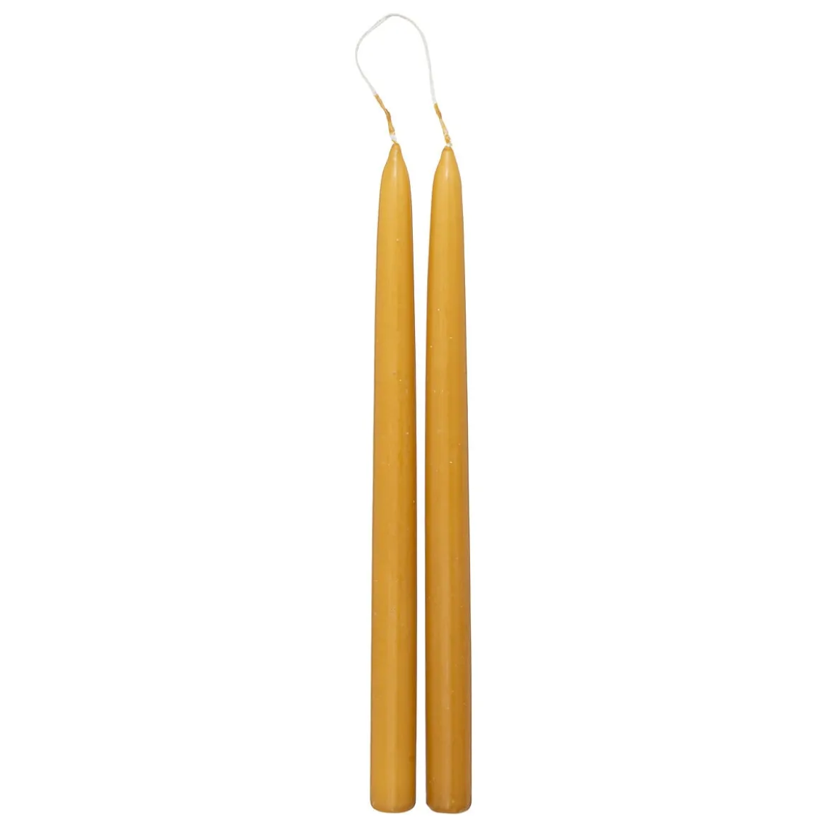 Paquete 2 Velas Candelabros Hugo Mostaza