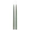 Paquete 2 Velas Candelabro Verde Hugo