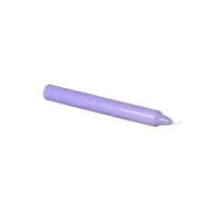 Paquete 4 velas p/candelabro perfumadas lavanda