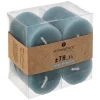 Paquete 4 Velas Votivas Olia Azul 4.5 cm