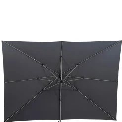 Parasol EQUADOR gris ardosia adonizado 3x4m