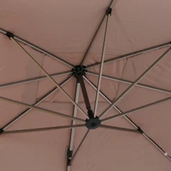 Parasol EQUADOR gris pardo adonizado 3x4m